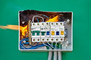 Electrical Fire Hazard Print