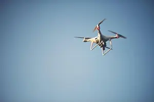 Flying Drone Print