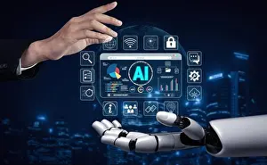 Futuristic Robotic Arm Print