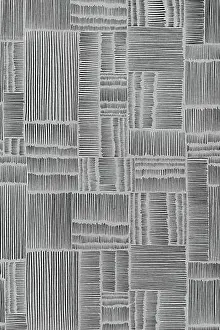 Prints of This illustration showcases a complex array of black lines, arranged into various block patterns The image is perfect for backgrounds, textures Minimalist Artwork Prints: Complex Black Line Patterns for Print Design