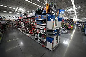 Walmart Store Interior Print