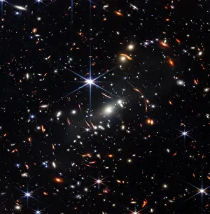 James Webb Telescopes First Deep Field Galaxy Cluster Print
