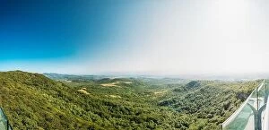 Georgia Collection: Kutaisi, Georgia. Panorama Of State Sataplia Reserve. Summer Landscape