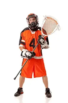 Lacrosse Player Print
