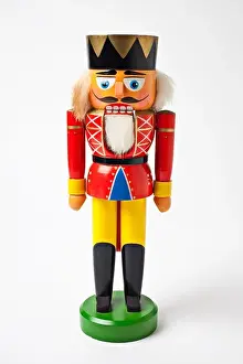 White Background Nutcracker Print
