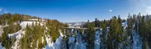 Winter Mountains Print - Silesian Beskids Panorama