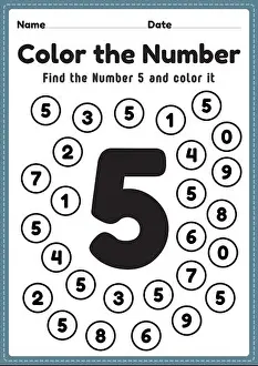 Printable Preschool Math Worksheet for Kindergarten Kids