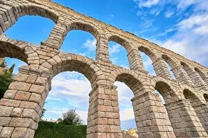 Images Dated 26th September 2016: Roman aqueduct bridge, Segovia, Spain, UNESCO