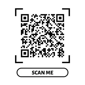 Scan Me QR Code Print Template