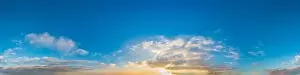 Seamless Stratocumulus Sky Print Dome