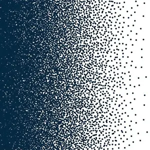 White Stipple Print