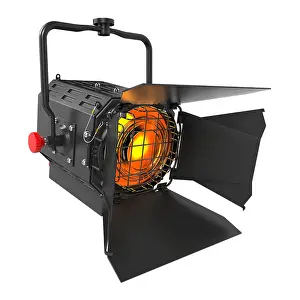 Studio Spotlight Print on White Background