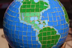 Globe Mosaic Print