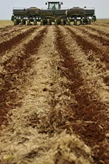 Tillage Corn Print - Farm Landscape