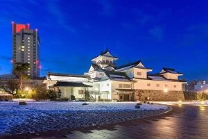 Images Dated 27th January 2017: Toyama Castle, Japan in winter at night