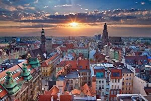 Poland Collection: Wroclaw. Image of Wroclaw, Poland during summer sunset