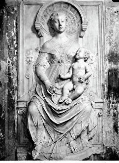 Images Dated 26th August 2008: Allegory of Charity, close-up of the monument to Paolo II, base-relief