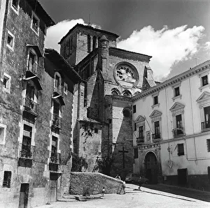 Side of the Cathedral of Cuenca in Spain