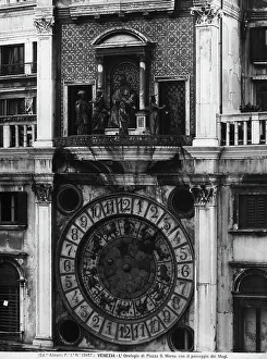 Venice Clock Tower Prints: The clock in St. Mark's Square
