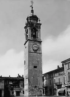 European Clock Towers Prints: Clock tower at Oleggio