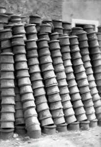 Cylindrical terracotta artifacts, Montelupo Fiorentino