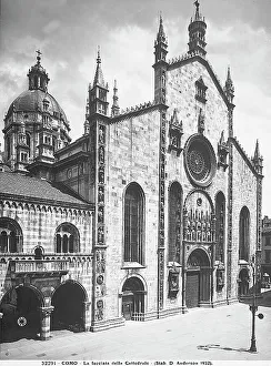 Framed Print : Faade of the cathedral of Como Framed Print : Faade of the cathedral of Como