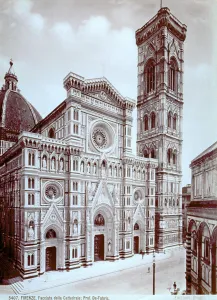 Florence Cathedral Architecture Prints: Facade of the Duomo