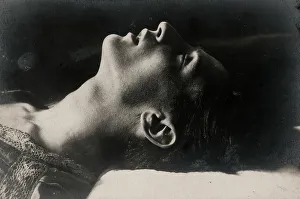 Human Body Parts Prints: Face of a sleeping man