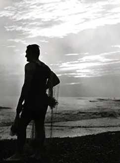 Fisherman At Sea Prints: Fisherman