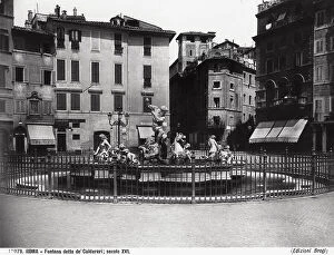 Images Dated 15th March 2005: Fountain of Neptune, formerly called of the Calderari, in Piazza Navona, Rome