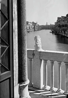 Images Dated 30th May 2016: The Grand Canal seen from the window of a building, Venice