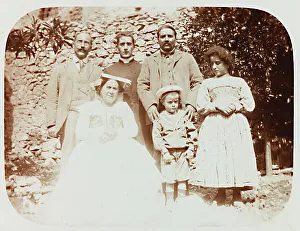 Italian Group Portrait Prints: Group portrait; postcard