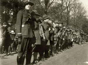 Group of soldiers deployed