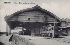 Interior of Bergamo station