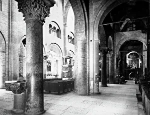 Detail of the interior of the Cathedral in Modena