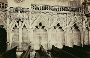 Ely Cathedral Interior Prints: Detail of the interior of Ely Cathedral, England