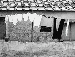 Laundry hanging out