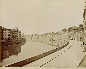 Historic Building Elements Prints: Lungarno, Pisa
