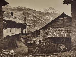Mountain Cabin Architecture Prints: Mountain huts