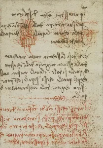 Renaissance Art Styles Prints: Notes on writing techniques, study from the Codex Forster III