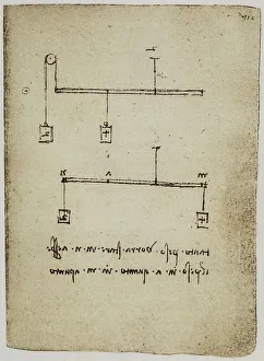 European Renaissance Baroque Style Prints: Observations of the effect of weights applied to levers