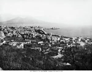 Old Cityscape Photography Prints: Panorama of Naples