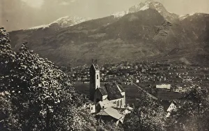 Christian Religious Structure Prints: A panoramic view of Marlengo