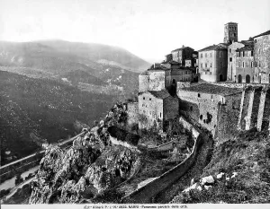Panoramic View Of Italy Prints: Panoramic view of Narni