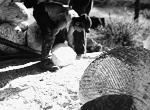 Quarryman at work