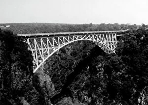 Mosi-oa-Tunya / Victoria Falls Collection: Railway Bridge near Victoria Falls, in Zimbabwe