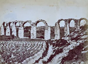 Roman Thermal Baths Prints: Remains of ancient public baths