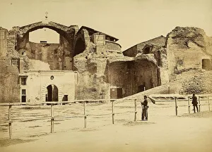Christian Religious Structure Prints: Ruins of an ecclesiastical complex