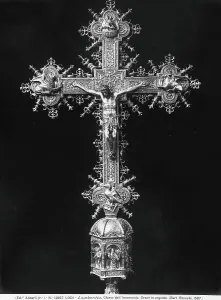 Silver Cross (front), work of Brocchi, Church of the Incoronata in Lodi
