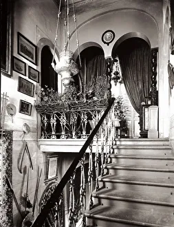 Balustrade Design Inspiration Prints: Staircase inside an apartment